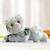 Toy - LightningStore Adorable Cute Sleeping Lying Gray Cat Kitten Stuffed Animal Doll Realistic Looking Plush Toys Plushie Children's Gifts Animals