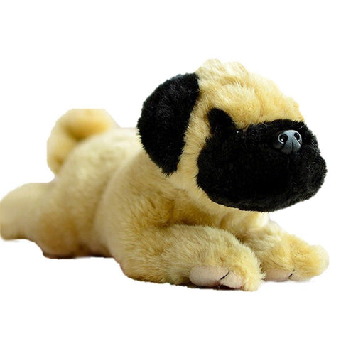 Toy - LightningStore Adorable Cute Sleeping Lying Shar Pei Bulldog Puppy Baby Dog Doll Realistic Looking Stuffed Animal Plush Toys Plushie Children's Gifts Animals