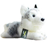 Toy - LightningStore Adorable Cute Sleeping Lying Siberian Husky Dog Doll Realistic Looking Stuffed Animal Plush Toys Plushie Children's Gifts Animals