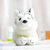Toy - LightningStore Adorable Cute Sleeping Lying Siberian Husky Dog Doll Realistic Looking Stuffed Animal Plush Toys Plushie Children's Gifts Animals
