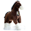 Toy - LightningStore Adorable Cute Standing Brown And White Horse Pony Doll Realistic Looking Stuffed Animal Plush Toys Plushie Children's Gifts Animals