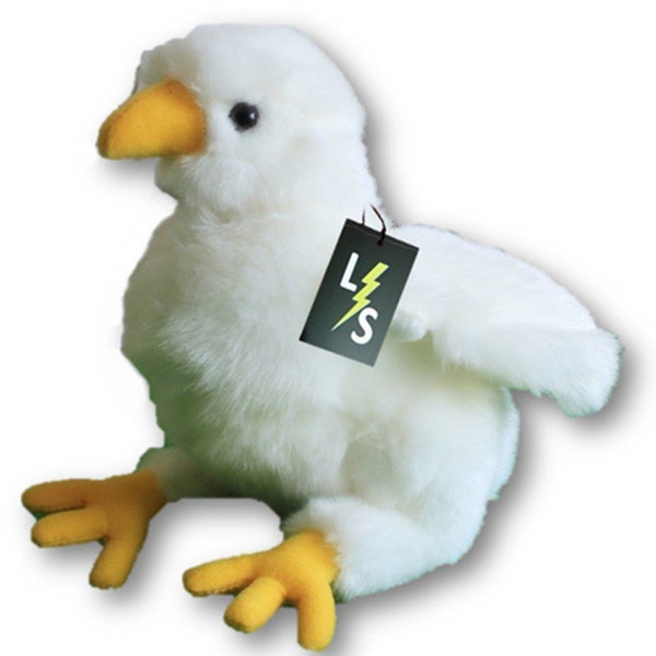 Toy - LightningStore Adorable Cute White Albatross Bird Sea Gull Seagull Chicken Stuffed Animal Doll Realistic Looking Plush Toys Plushie Children's Gifts Animals