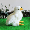 Toy - LightningStore Adorable Cute White Albatross Bird Sea Gull Seagull Chicken Stuffed Animal Doll Realistic Looking Plush Toys Plushie Children's Gifts Animals
