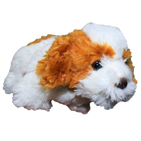 Toy - LightningStore Adorable Cute White And Orange Dog Puppy Doll Realistic Looking Stuffed Animal Plush Toys Plushie Children's Gifts Animals
