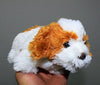 Toy - LightningStore Adorable Cute White And Orange Dog Puppy Doll Realistic Looking Stuffed Animal Plush Toys Plushie Children's Gifts Animals