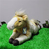 Toy - LightningStore Adorable Cute White And Yellow Pony Horse Stuffed Animal Doll Realistic Looking Plush Toys Plushie Children's Gifts Animals