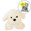 Toy - LightningStore Adorable Cute White Cream Puppy Dog Doll Realistic Looking Stuffed Animal Plush Toys Plushie Children's Gifts Animals + Toy Organizer Bag Bundle
