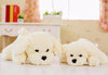 Toy - LightningStore Adorable Cute White Cream Puppy Dog Doll Realistic Looking Stuffed Animal Plush Toys Plushie Children's Gifts Animals + Toy Organizer Bag Bundle