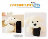 Toy - LightningStore Adorable Cute White Cream Puppy Dog Doll Realistic Looking Stuffed Animal Plush Toys Plushie Children's Gifts Animals + Toy Organizer Bag Bundle