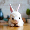 Toy - LightningStore Adorable Cute White Rabbit Rabit Bunny Doll Realistic Looking Stuffed Animal Plush Toys Plushie Children's Gifts Animals
