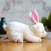 Toy - LightningStore Adorable Cute White Rabbit Rabit Bunny Doll Realistic Looking Stuffed Animal Plush Toys Plushie Children's Gifts Animals