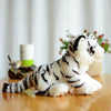 Toy - LightningStore Adorable Cute White Siberian Bengal Tiger Stuffed Animal Doll Realistic Looking Plush Toys Plushie Children's Gifts Animals