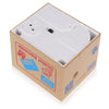 Toy - Lightningstore Automatic White Yellow Cat Panda Coin Piggy Bank Monkey Box For Kids - Your Pet Will Come Out And Get Your Coin - Excellent For Encouraging Money Saving For Your Kids