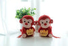 Toy - LightningStore Cute Red Chinese Zodiac Monkey Doll Realistic Looking Stuffed Animal Plush Toys Plushie Children's Gifts Animals