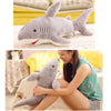 Toy - LightningStore High Quality L60cm PP Cotton Shark Plush Stuffed Animal Doll Pillow Toy Doll Gift For Kids Birthday&Girl Or Boy Friend Large Animals Plush + Toy Organizer Bag Bundle