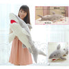 Toy - LightningStore High Quality L60cm PP Cotton Shark Plush Stuffed Animal Doll Pillow Toy Doll Gift For Kids Birthday&Girl Or Boy Friend Large Animals Plush + Toy Organizer Bag Bundle