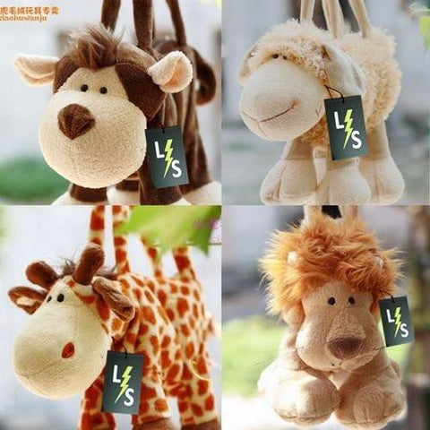 Toy - LightningStore NEW RELEASE!!! Plush Toy Animal Pencil Case Pencil Box Handbag Cute Sheep Giraffe Lion Dog Bag