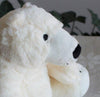 Toy - LightningStore Super Cute Polar Bear Doll Realistic Looking Stuffed Animal Plush Toys Plushie Children's Gifts Animals