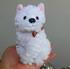 Toy - LightningStore Super Cute Small White Terrier Puppy Doll Realistic Looking Stuffed Animal Plush Toys Plushie Children's Gifts Animals ...
