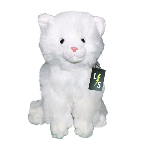 Toy - LightningStore Super Cute White Persian Cat Kitten Doll Realistic Looking Stuffed Animal Plush Toys Plushie Children's Gifts Animals ...