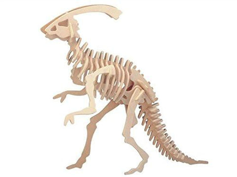 Toy - LightningStore Wooden Dinosaur Parasaurolophus Triceratops Tyrannosaurus Rex Stegosaurus Velociraptor 3D Jigsaw Puzzle For Kids And Children - Educational Toy To Maximize Learning - Excellent Gift