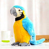 Toy - LightningStore Yellow And Blue Parrot Dolls Realistic Looking Stuffed Animal Plush Toys Plushie Children's Gifts Animals