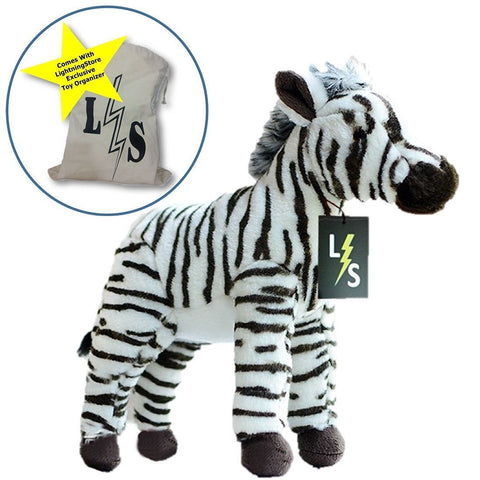 Toy - New Release!! LightningStore Cute Black And White Stripped African Zebra Doll Realistic Looking Stuffed Animal Plush Toys Plushie Children's Gifts Animals