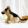 Toy - New Release!! LightningStore Cute German Shepard Dog Doll Realistic Looking Stuffed Animal Plush Toys Plushie Children's Gifts Animals + Toy Organizer Bag Bundle