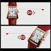 Watch - LightningStore Women's Fashion Watch - Super Affordable Elegant Looking Watch - Stainless Steel - Quartz - Leather - Analog- Comes In Black, Brown, And Red