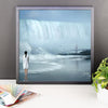 Waterfall Girl Framed Photo Poster Wall Art Decoration Decor For Bedroom Living Room
