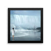 Waterfall Girl Framed Photo Poster Wall Art Decoration Decor For Bedroom Living Room