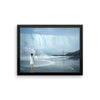 Waterfall Girl Framed Photo Poster Wall Art Decoration Decor For Bedroom Living Room