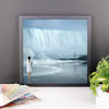 Waterfall Girl Framed Photo Poster Wall Art Decoration Decor For Bedroom Living Room
