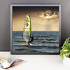 Wind Surfing Ocean Framed Photo Poster Wall Art Decoration Decor For Bedroom Living Room