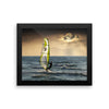 Wind Surfing Ocean Framed Photo Poster Wall Art Decoration Decor For Bedroom Living Room