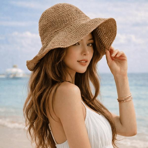 Straw Hat, Summer Hats, Sun Hats for Women, Straw Beach Hat, Women's Summer Hats, Straw Bucket Hat, Straw Sun Hat, Floppy Sun Hats, Straw Fedora