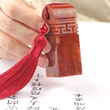 Tampon personnalisé carré japonais Hanko - Tampon de nom japonais - Tampon de nom chinois - Sceau de nom chinois - Papeterie japonaise personnalisée en pierre