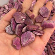 50 grams Raw Corundum Ruby Pieces, Rough Ruby, Uncut Ruby Crystal, July Birthstone, Healing Crystal Stone, Bulk Raw Gemstone, Heart Chakra