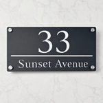 House Number Sign - Personalized Address Plaque - Custom House Address Signs - Metal House Numbers