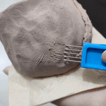 Clay Scoring Tool, Pottery Scoring Tools, Clay Texturing Tool, Potter's Tools, Ceramic Tools, Slip and Score, Deep Scoring Line Marks