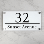 House Number Sign - Personalized Address Plaque - Custom House Address Signs - Metal House Numbers