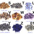 Természetes kő gyöngyök - Karkötő készítő készlet - Kerek laza drágakő gyöngyök ékszerkészítéshez karkötő és ékszer 4 mm 6 mm 8 mm 10 mm DIY