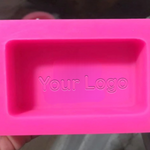 Custom Soap Mold - Personalized Soap Mold - Your Logo or Text or Name - Silicone Soap Mold for Soap Making - Custom Made Soap Mold