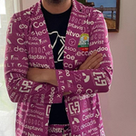 Personalized Suit - Custom Suit Jacket - Custom Blazer for Men with Logo Picture Text Background - Made to Order - Gift for Dad Husband Men - Mens Suit - Mens Coat