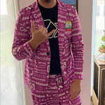 Personalized Suit - Custom Suit Jacket - Custom Blazer for Men with Logo Picture Text Background - Made to Order - Gift for Dad Husband Men - Mens Suit - Mens Coat