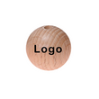 100 Unfertige Holzperlen - Individuell gravierte Holzperlen personalisiert - 12 mm, 18 mm, 20 mm, 25 mm Runde helle Naturperlen für Schmuckherstellung Armband