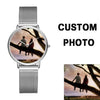 Personalized Photo Designer Watch for Women - Custom Picture Watch - Gift for Your Girlfriend or Wife for Birthday Wedding Anniversary