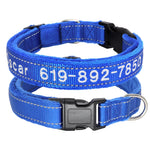 Custom Dog Collar Reflective with Pet Name Phone Number, Personalized Collar, Pet Collar, Personalized Dog Collar, Small Medium Large Dogs