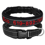 Custom Dog Collar Reflective with Pet Name Phone Number, Personalized Collar, Pet Collar, Personalized Dog Collar, Small Medium Large Dogs