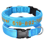 Custom Dog Collar Reflective with Pet Name Phone Number, Personalized Collar, Pet Collar, Personalized Dog Collar, Small Medium Large Dogs